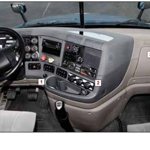 Freightliner Cascadia Interior Trims - Cup Holder/ Lighter Plug Surround Trim