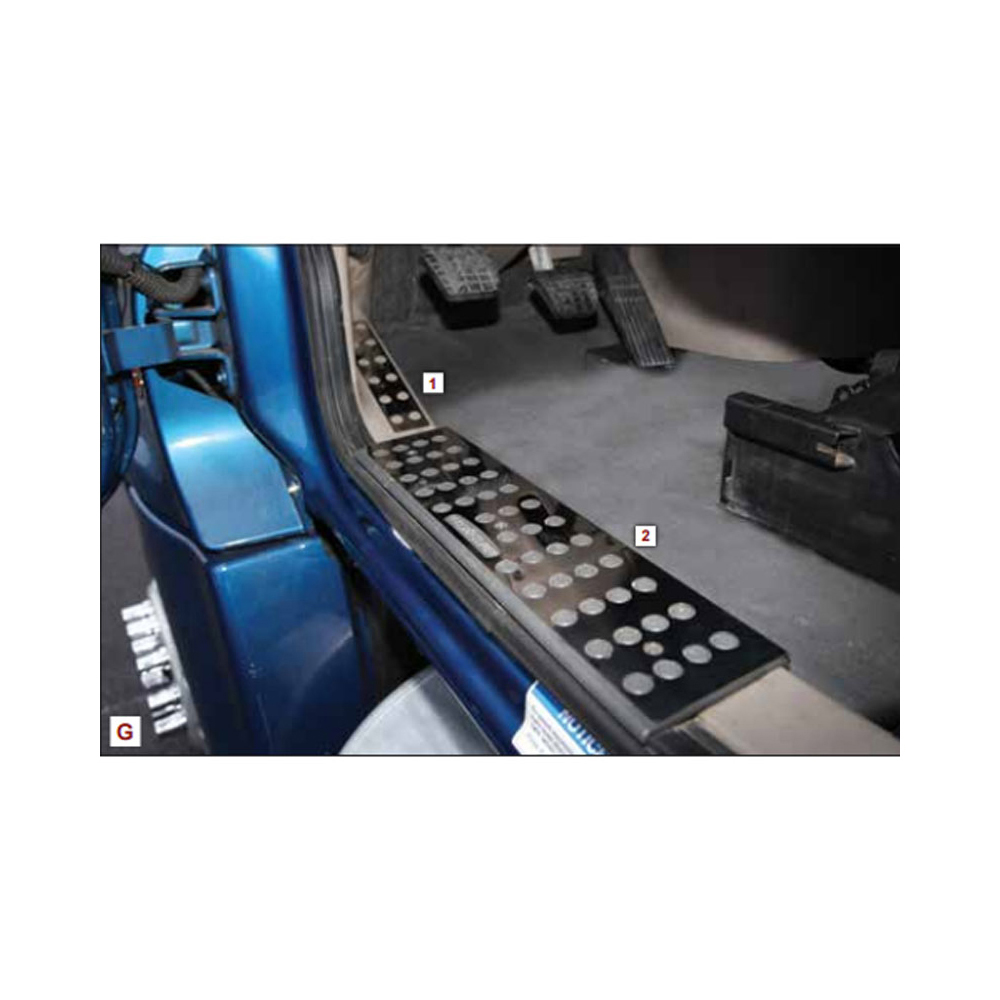 Freightliner Cascadia Footrest & Door Entry Trim - Footrest Upper Trim