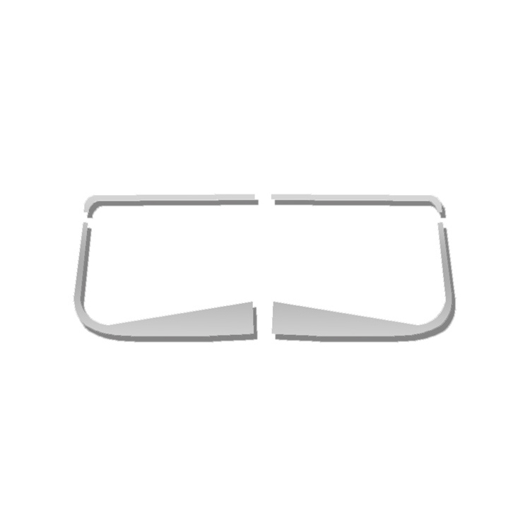 Kenworth W900 Large Windshield Trim For Curved Windows