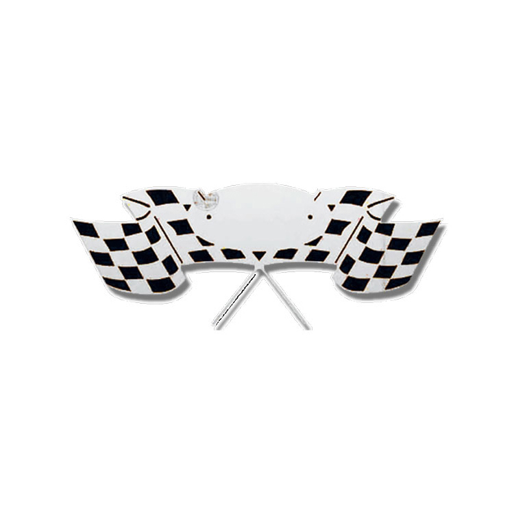 Peterbilt Checkered Flag Emblem Accent