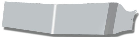 Peterbilt 370 And 380 Series 12 Inch Gangster Visor