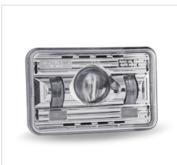 4" X 6" LED PROJECTOR HEADLIGHT WITH HEATED LENS - LOW BEAM