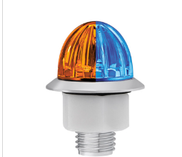 2 LED MINI WATERMELON DOUBLE FURY LIGHT WITH CLEAR LENS (CLEARANCE/MARKER)