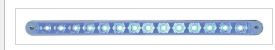 14 LED 12" Auxiliary strip Light w/ Bezel