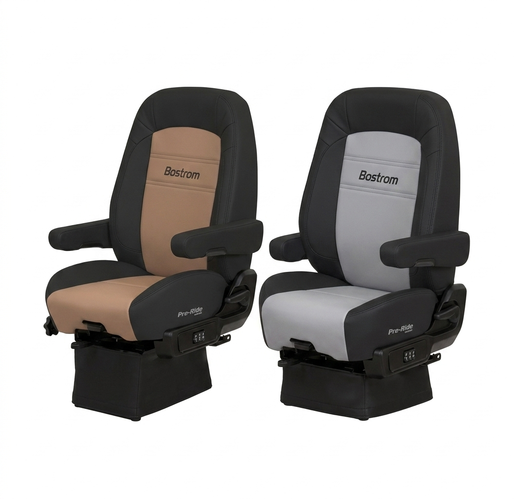 Pro Ride LoPro Suspension Mid-Back Drape Ultra Leather Seat