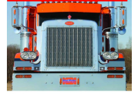 Peterbilt Punched Grill Inserts Model 357, 377, 378, 385, and 379 Regular Hood