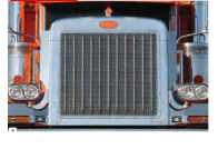 33.5" Kenworth Style Stainless Steel Grille Bars