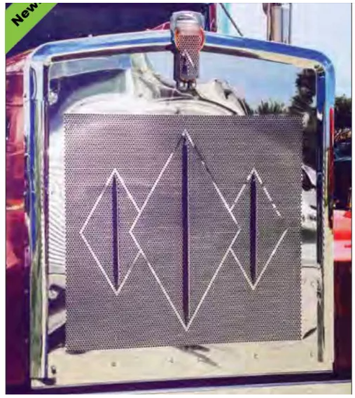 Triple Diamond Punched Grille with 3 Grille Bars