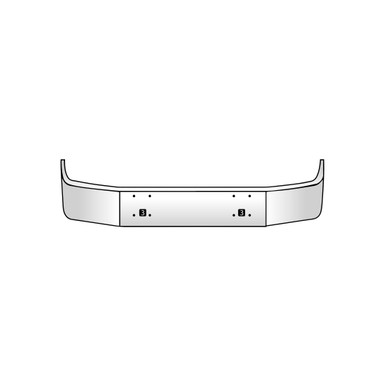 International Set Back Axle Bumper Models 9200 & 9400 1996 & Older International Set Back Axle Bumper Models 9200 & 9400 1996 & Older
