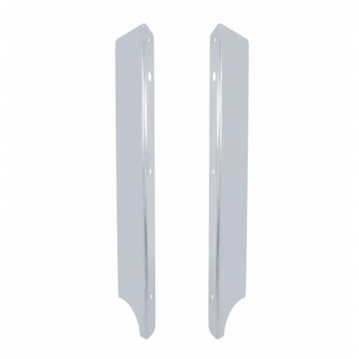 Stainless Steel Peterbilt 379 Side Grille Deflector - 4 Headlight System (Pair) Stainless Steel Peterbilt 379 Side Grille Deflector - 4 Headlight System (Pair)