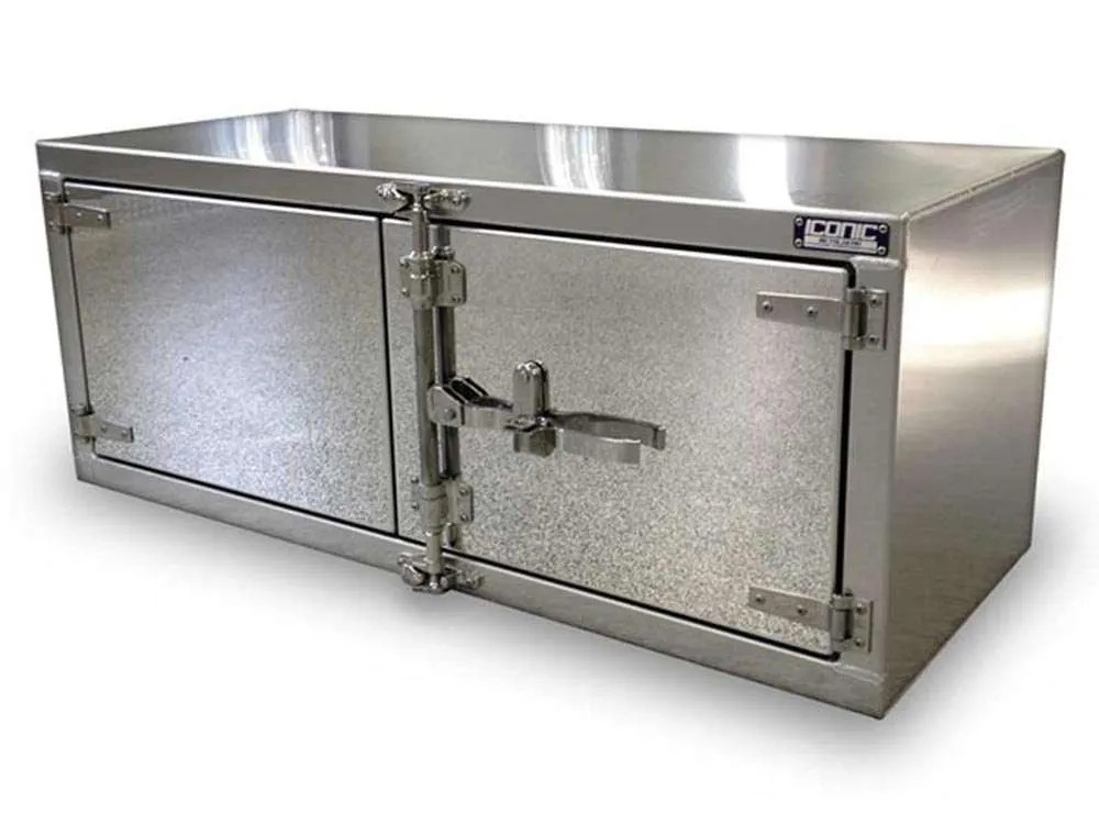 48" Bar Lock / Cam-Lock Underbody Toolboxes Aluminum - Iconic Metal Gear