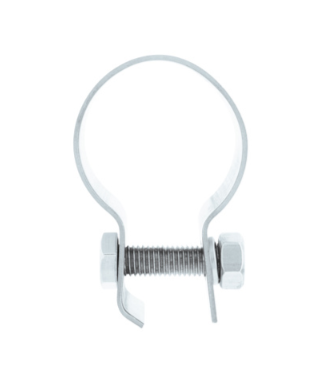 Stainless Steel Quarter Fender 2" Tube Clamp With Hardware