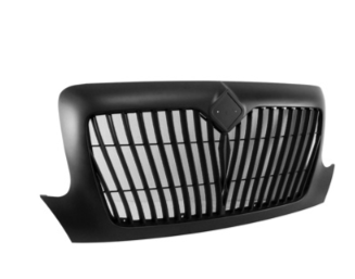 Black Grille With Curved Grille Bars For 2002-2018 International Durastar Black Grille With Curved Grille Bars For 2002-2018 International Durastar