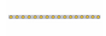 79-1/2" Stainless Bumper Light Bracket With 16X 9 LED 2" Beehive Lights & Visors 79-1/2" Stainless Bumper Light Bracket With 16X 9 LED 2" Beehive Lights & Visors