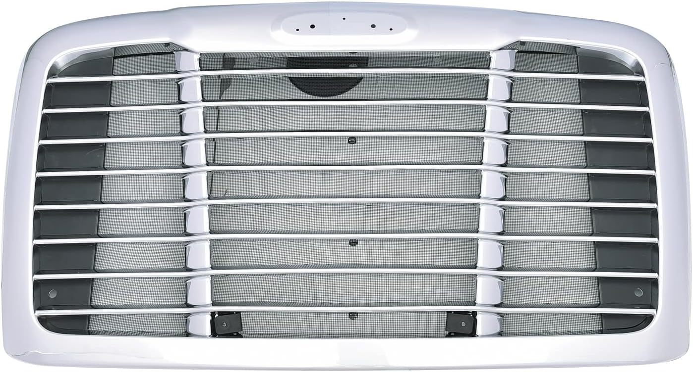 CHROME GRILLE W/ BUG SCREEN FOR FREIGHTLINER CASCADIA 2008-2017 CHROME GRILLE W/ BUG SCREEN FOR FREIGHTLINER CASCADIA 2008-2017