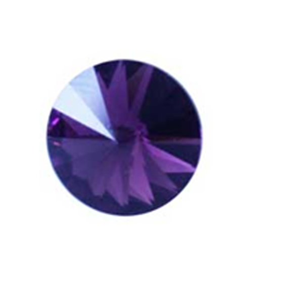 Purple Door Lock Knobs With Crystal On Top-Grand General-50864