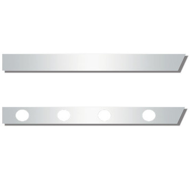 Peterbilt 359 4 Inch Standard Cab Panels - Chrome World Trucks