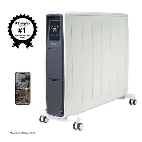 Dimplex FutuRad 3000W Portable Oil-Free Electric Radiator in White - FUT3001