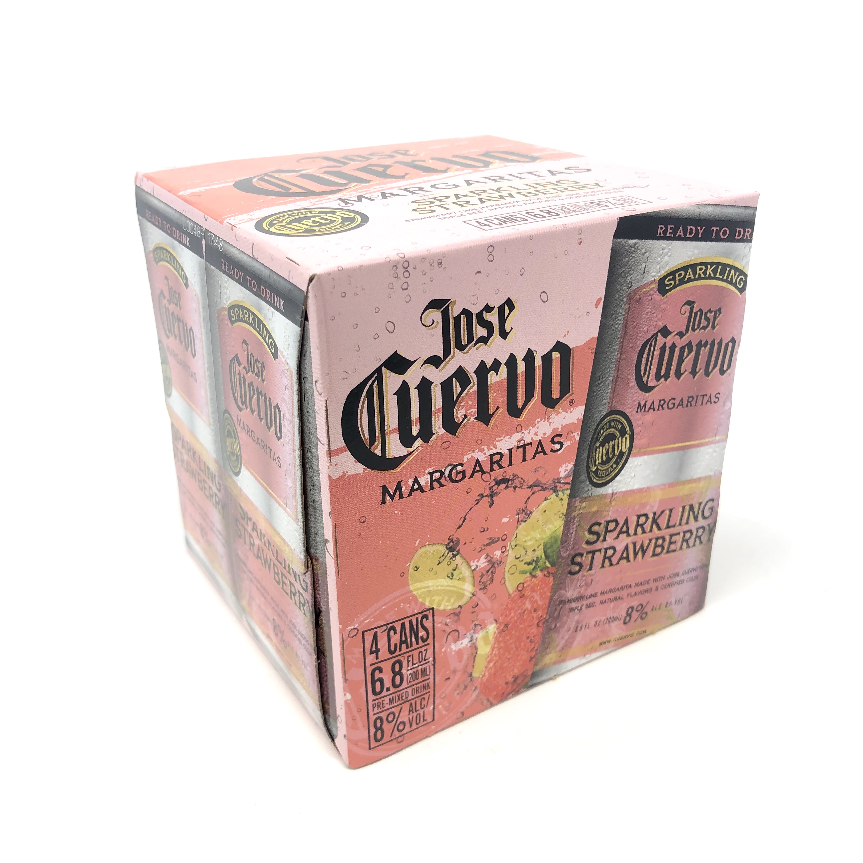 JOSE CUERVO AUTHENTIC STRAWBERRY MARGARITA 4 PK
