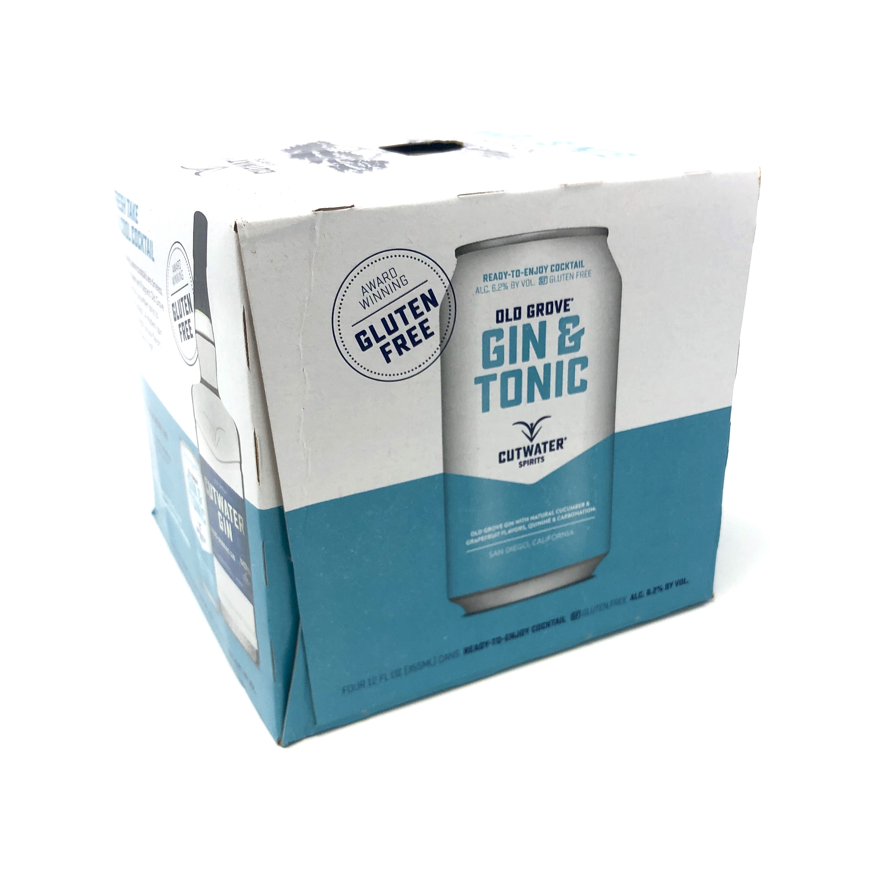 CUTWATER GIN AND TONIC 4CANS