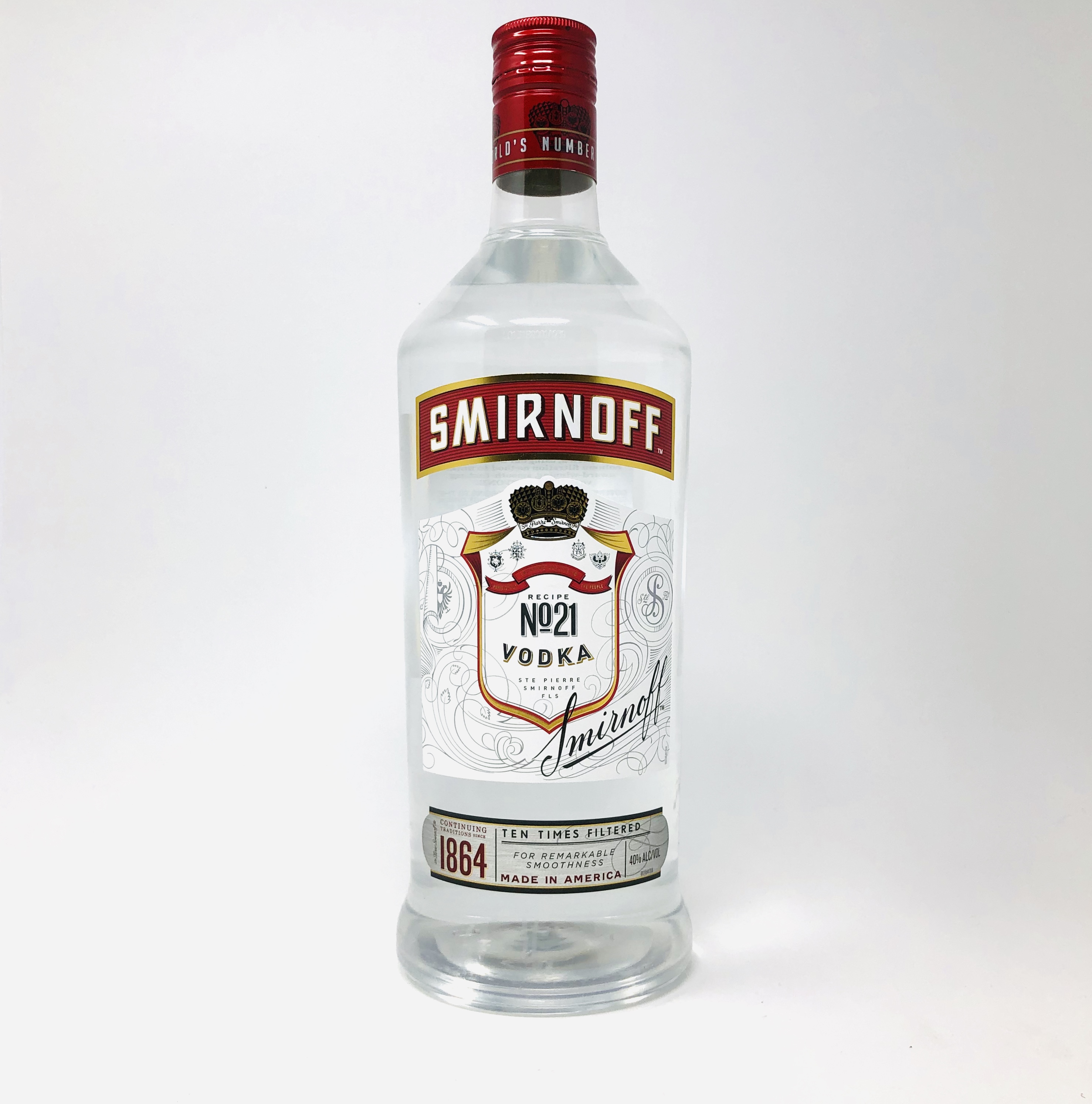 Smirnoff Red Label No. 21 big bottle Vodka