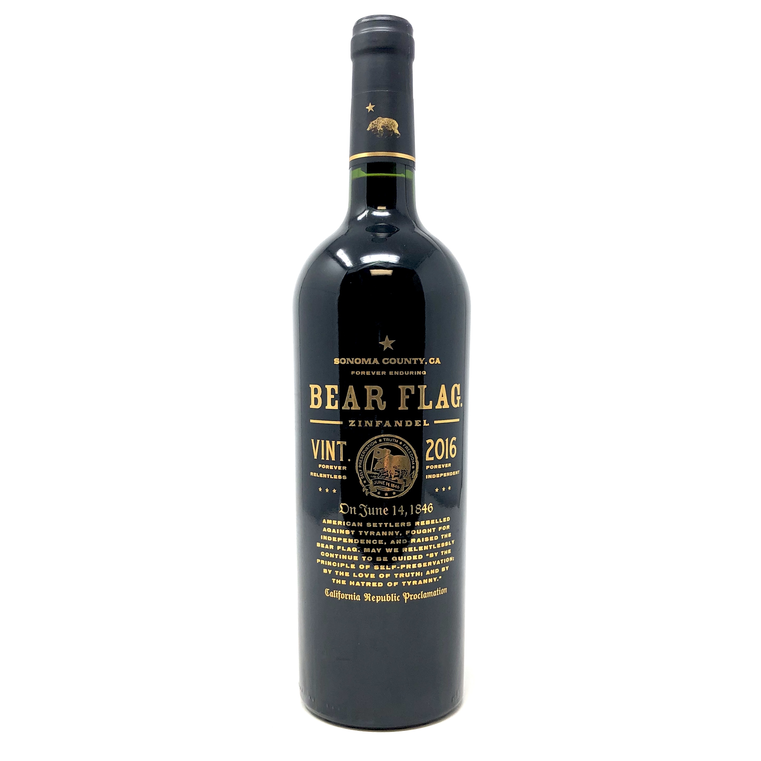 BEAR FLAG ZINFANDEL SONOMA COUNTY 750ML
