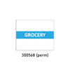 White Permanent "GROCERY" Labels for Monarch(R) 1136 Label Gun