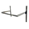 23-5/8" x 14" Chrome w/ integrated shelf support - ea.