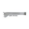 Satin Chrome CR12 12" Rectangular Hangrail Brackets - ea.