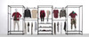 Pipeline Collection - Free Standing Wall Merchandiser