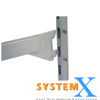 24" x 3" x 1-1/2" System X Matte Black Steel Cross Bar