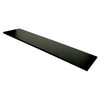 12" x 48" x 3/4" Black Melamine Shelf - ea.