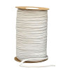 3mm x 100yd White Elastic Band - per roll