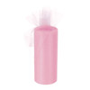 Pink Tulle Fabric Ribbon 6" x 25 yds.