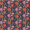 20 x 30 Velvet Floral Toss Pattern Tissue Paper