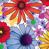 Summer Garden Pattern Tissue Paper 20” x 30”