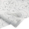 Silver Ivy Swirl Pattern Tissue Paper 20” x 30”