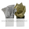 20x30 Metallic Silver Tissue Paper per ream 200 sheets