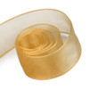 Gold Lavish Sheer Wired Ribbon 1-1/2" x 50 yds.