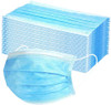 3-PLY BLUE DISPOSABLE FACE MASKS - 50/BOX