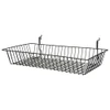 Black BSK11 Universal All Purpose Basket 24"l x 12"d x 4"h