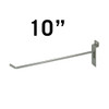 10" chrome Slatwall Hooks - ea.