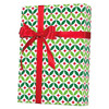 24" x 833' Geo Holly Gift Wrap