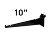 EBL/10KB 10" Black Slatwall Shelf Brackets - ea.