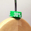 30% Bright Green Size Markers