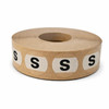 S Clear Round Adhesive Labels