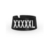 XXXXXL Size Markers Black with White Print