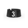 #3 Size Markers Black with White Print