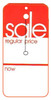 42-52 Medium Red Sale Tags (500/Box)