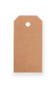 Blank Kraft Shipping Tag 1-5/8" x 3-1/4" per 50